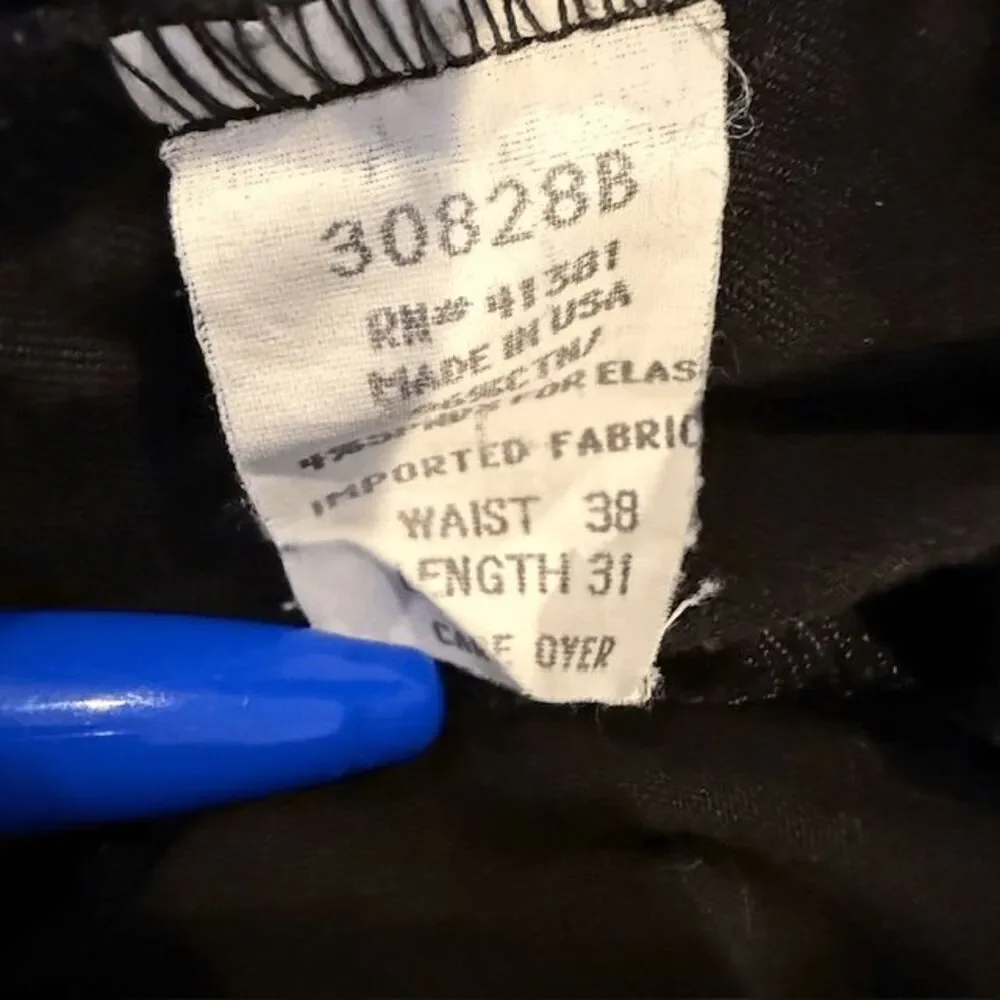 Polo Ralph Lauren Polo Golf‎ Trousers (Vintage Pleated) Black 38x31